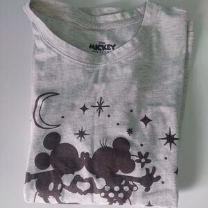 Disney, Grey Graphic T Shirt, Mickey And Friends,‎ Size M